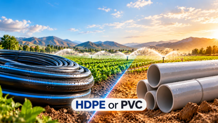 Alegerea conductelor în proiectele de irigații agricole: PEHD sau PVC?